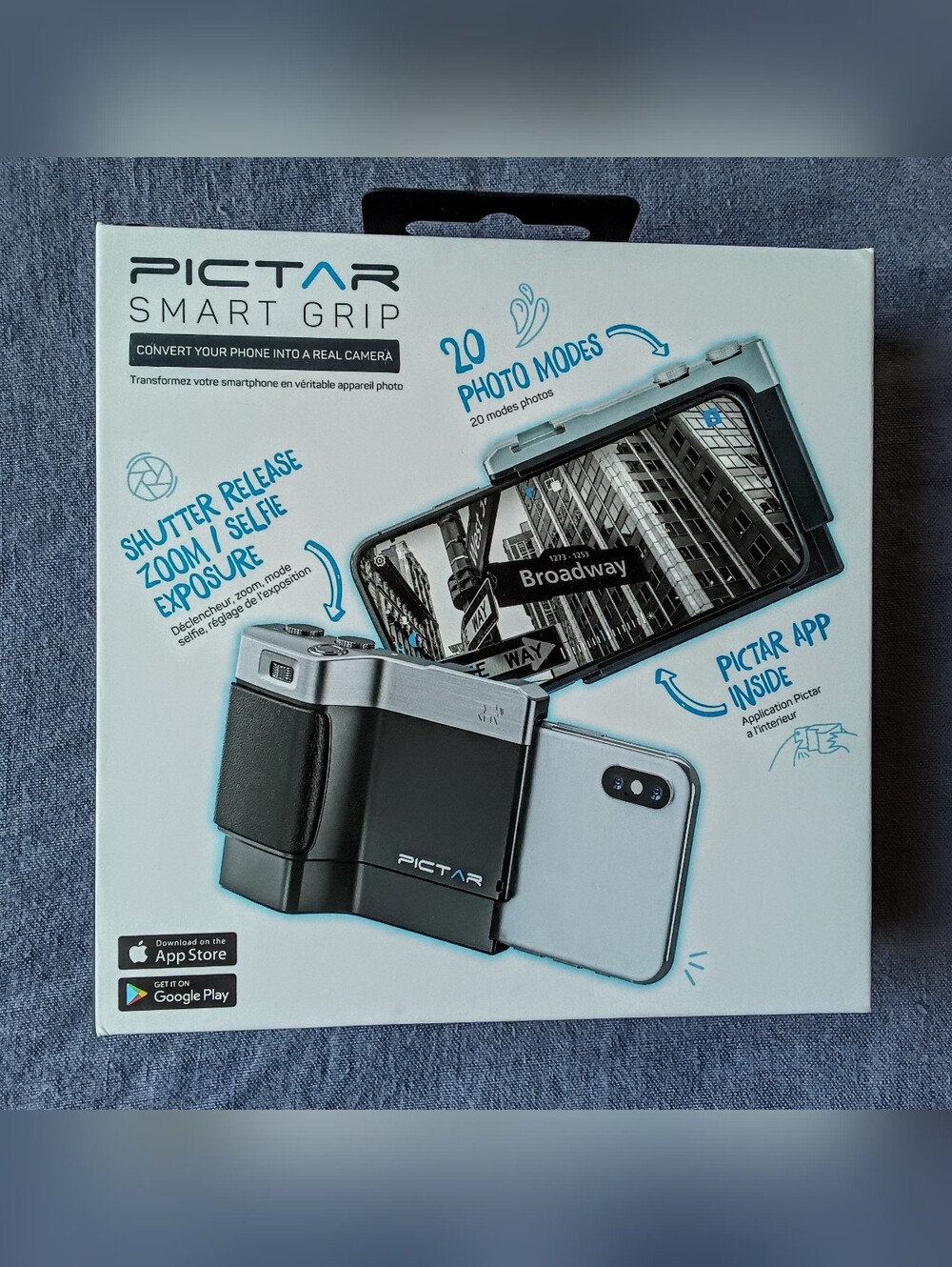 Pictar Smart Grip Phone Camera Accessory Get DSLR-like Ergonomic Controls NWT